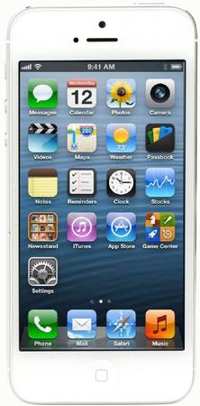 Смартфон Apple iPhone 5 32Gb White & Silver - Ковров